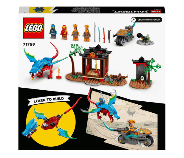 LEGO NINJAGO® 71759 Świątynia ze smokiem ninja - 1040610 - zdjęcie 9